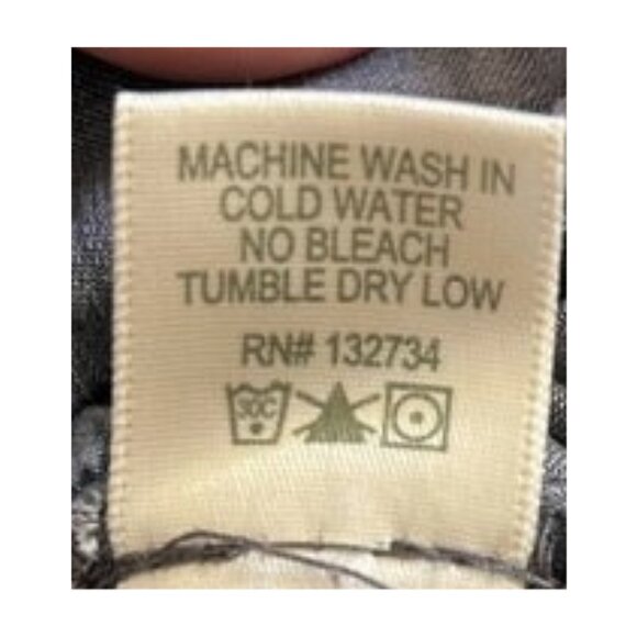 Anthropologie Cloth & Stone Chambray Gray Tencel Button Down Shirt Small - Picture 9 of 9